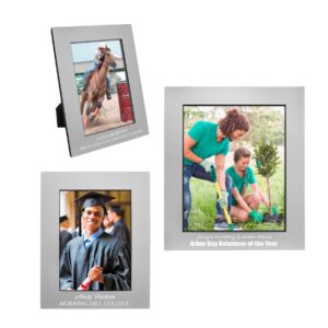 GRAY ALUM PHOTO FRAME SET