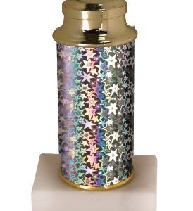 4" SLV STAR W/BASE & LID