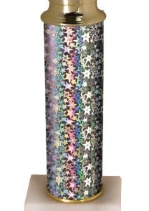 6" SLV STAR W/BASE & LID
