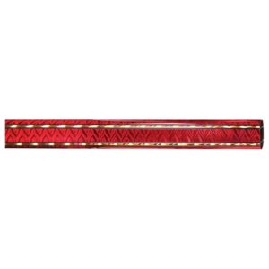 45" 2X3 RED/GLD AZTEC COL