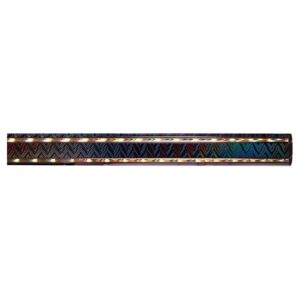 45" 2X3 BLK/GLD AZTEC COL