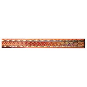 45"2X3 ORNG/GLD AZTEC COL
