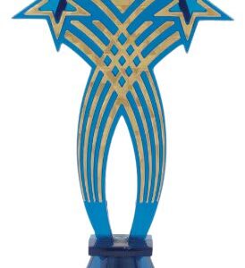 4.75"BLU/GLD CRS STR RISR