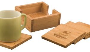 4X4 BAMBOO COASTER SET
