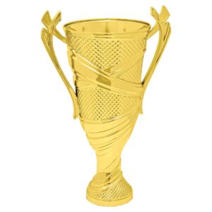GLD 7" PLSTC TEXTURED CUP