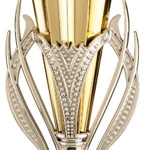 6"SLV/GLD CUP W/LID &HLDR