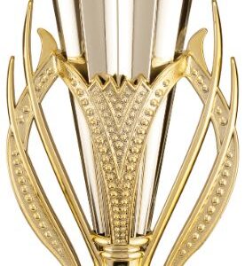 7.5"GLD/SLV CUP W/LID-HLD