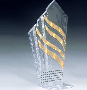 7"GLD DIAGONAL DIAMONBACK