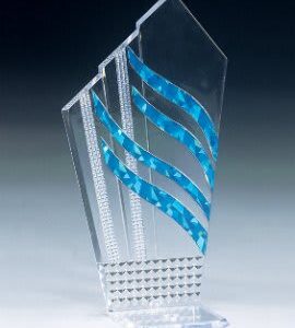 7"BLU DIAGONAL DIAMONBACK