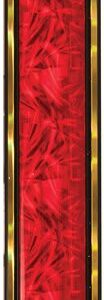 45"RND RED/GOLD DAZZLE