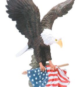 16"HANDPAINTD EAGLE W/FLG