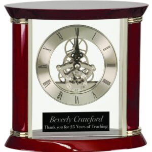 7.75"EXEC RSWD/SLV CLOCK