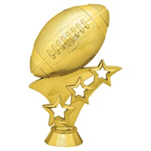 4.5"GLD FTBALL 3 STAR FIG