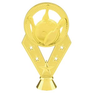 5.5"GLD BOWLNG V STAR FIG