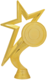 6.5"GOLD 2" HLD STAR FIG