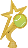 6.5"GOLD STAR TENNIS FIG