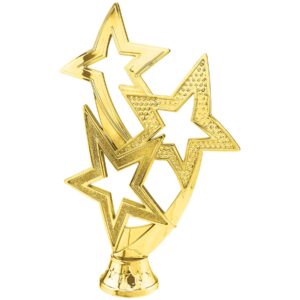 6.5"GLD 3 STAR ARCHED FIG