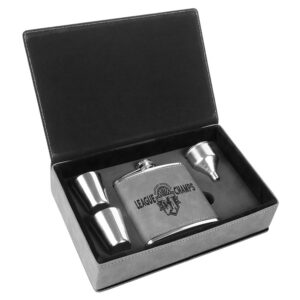 GRAY FLASK GIFT SET