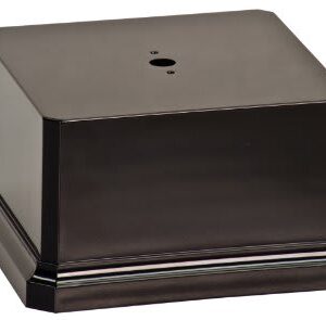 4.5X4.5 BLK PLAS SQR BASE