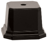 3X3 BLK PSTC BSE/CLP CRNR