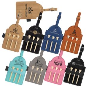 3.25X5 GOLF BAG TAG SET