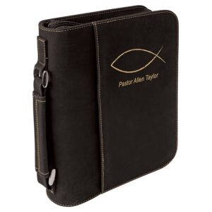 7.5X10.75"BLK/GLD BK COVR