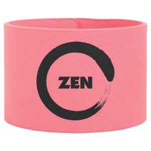 9.5X2 PINK LEATHER BRACLT