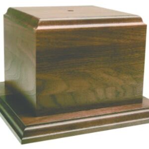 7.5X7.5X5 WALNUT CUP BASE