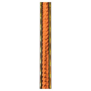 45" RND ORANGE/GLD GALAXY