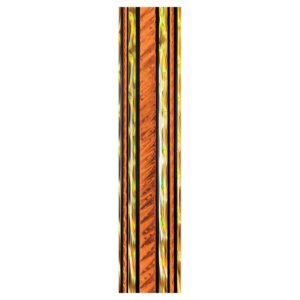 45" 2X3 ORANGE/GLD GALAXY