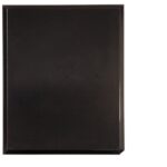 12X15 HI GLOS SLD BLK PLQ