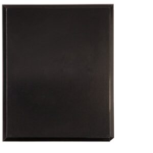 9X12HI GLOS SOLID BLK PLQ