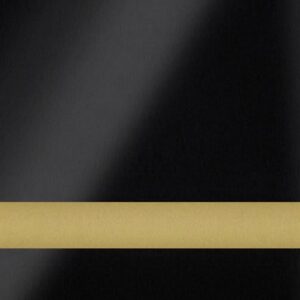 24X24 GLS BLACK/GOLD .020