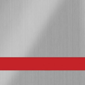 24X24 BRD STNLESS/RED