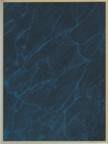 3X5 BLUE MRBL LAS/ENG PLT
