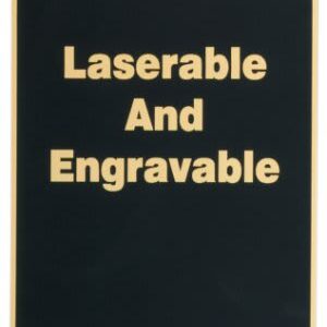 4X6 BLK LAS/ENG PLQ PLATE