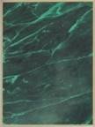 4X6 GRN MRBL LAS/ENG PLT