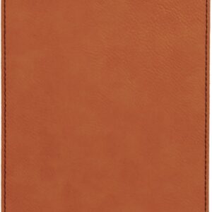 5X7 RAWHIDE LTHR PLAQ PLT