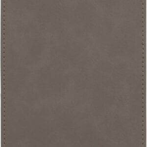 4X6 GRAY LTHR PLAQ PLATE
