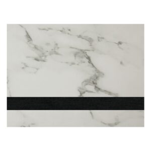12X18 WHT MRBL LTHR W/ADH