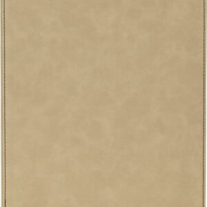 9X12 LT BRWN LSR LTHR PLQ