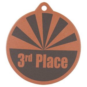 2" BRONZE LASERABLE MEDAL
