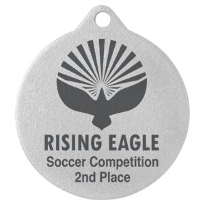 2.75" SLV LASERABLE MEDAL