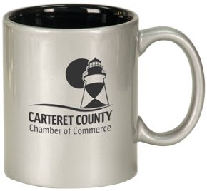 11OZRND SLV MUG LASRS BLK