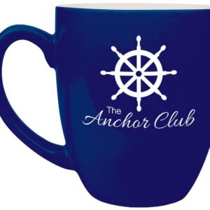 16 OZ BLU LSR BISTRO MUG