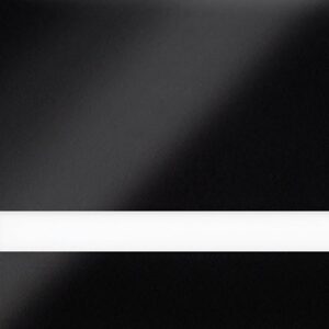 12X24 GLS BLK/WHT LSR PLS